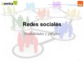 Las redes sociales: posibilidades y...
