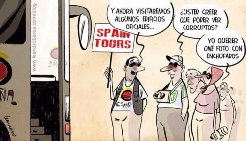 La
                            corrupcion ha invadido toda la casta
                            politica en Espa�a.
